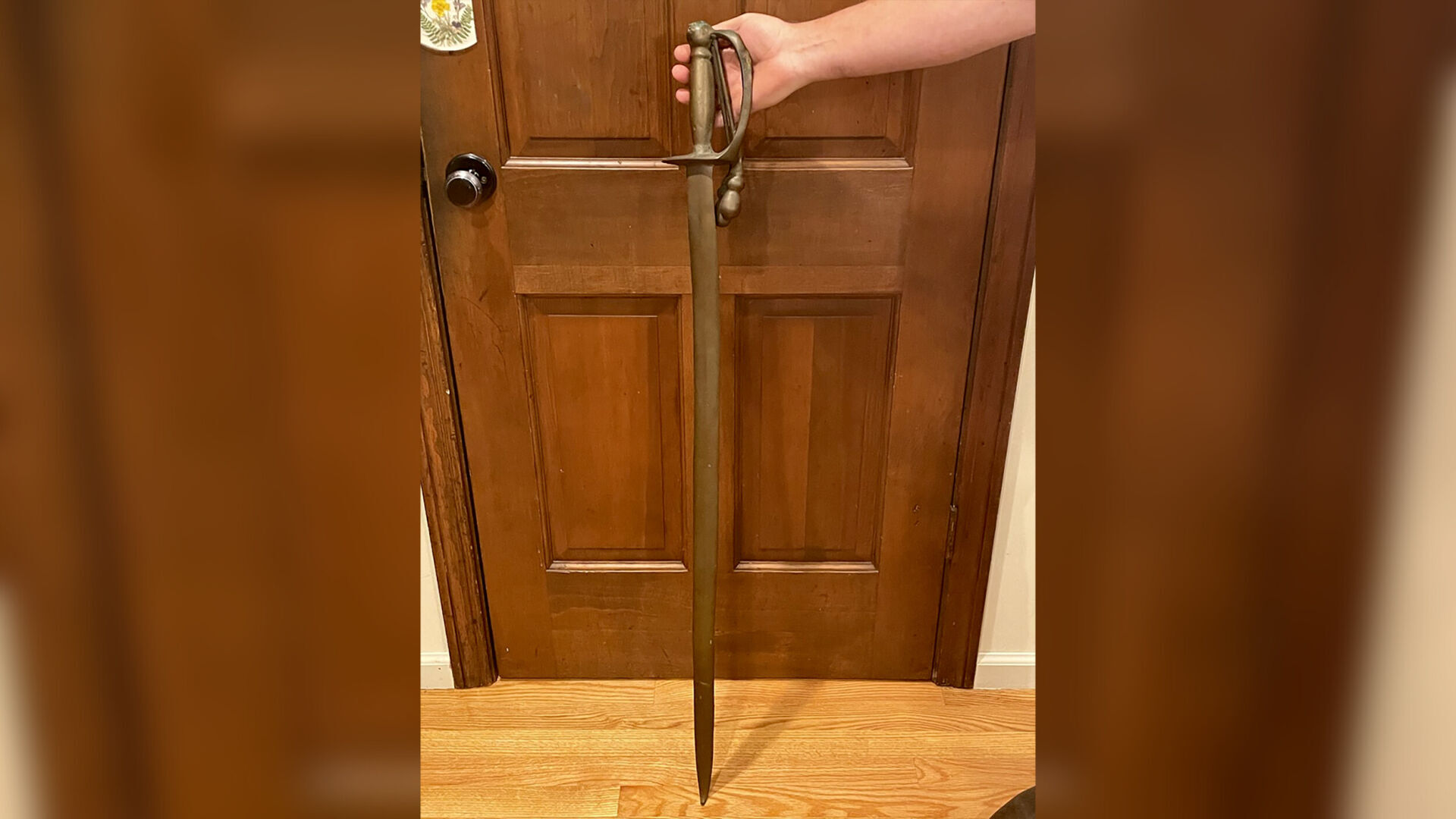 A man who stole a sword from a historical statue as a college prank finally returns it -- 40 years later